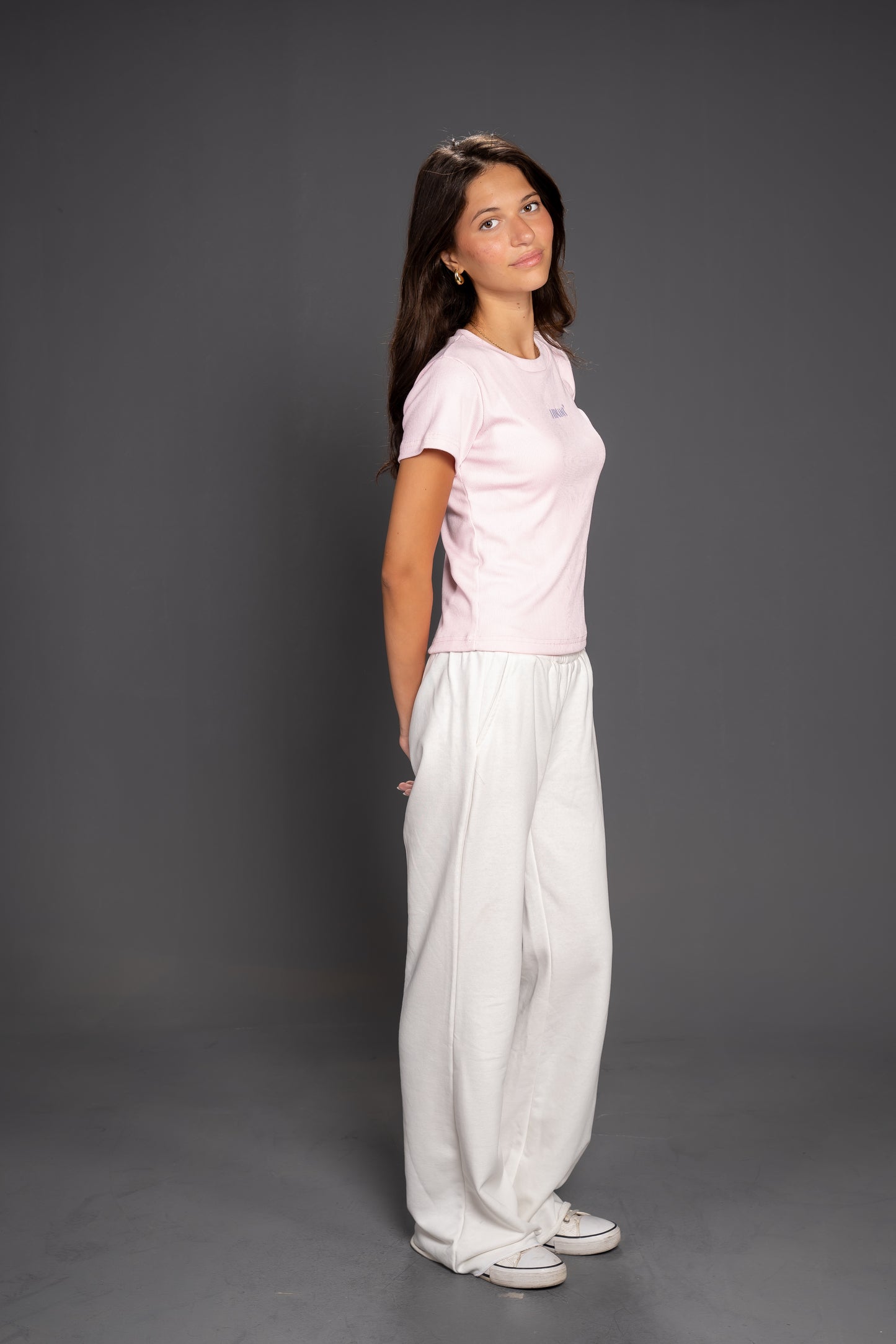 Women’s Ribbed Short Sleeve Crop Top – Slim Fit Casual Essential