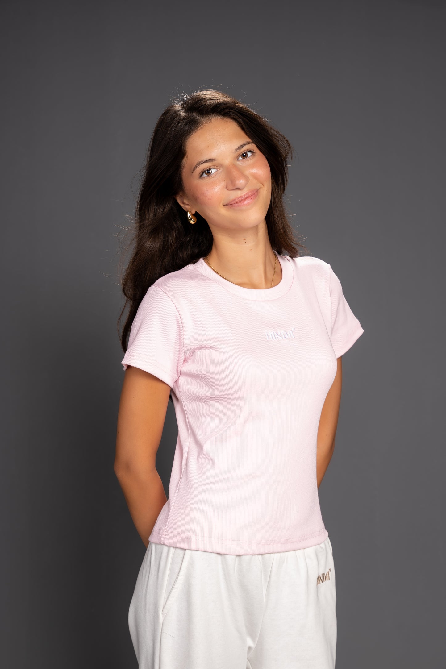 Women’s Ribbed Short Sleeve Crop Top – Slim Fit Casual Essential