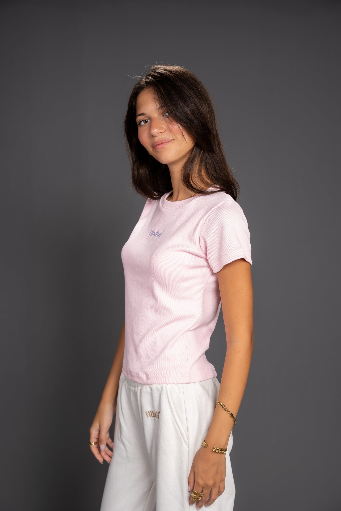 Women’s Ribbed Short Sleeve Crop Top – Slim Fit Casual Essential