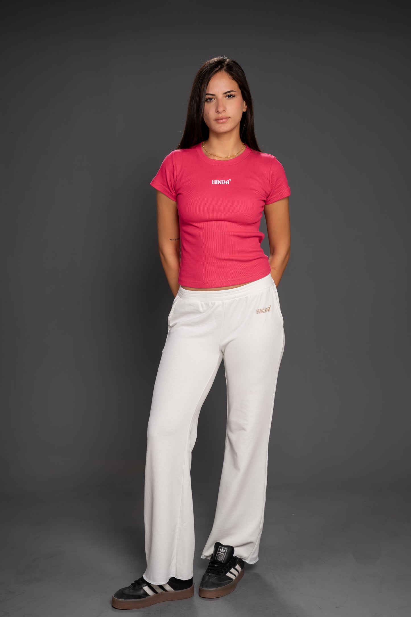 Women’s Ribbed Short Sleeve Crop Top – Slim Fit Casual Essential