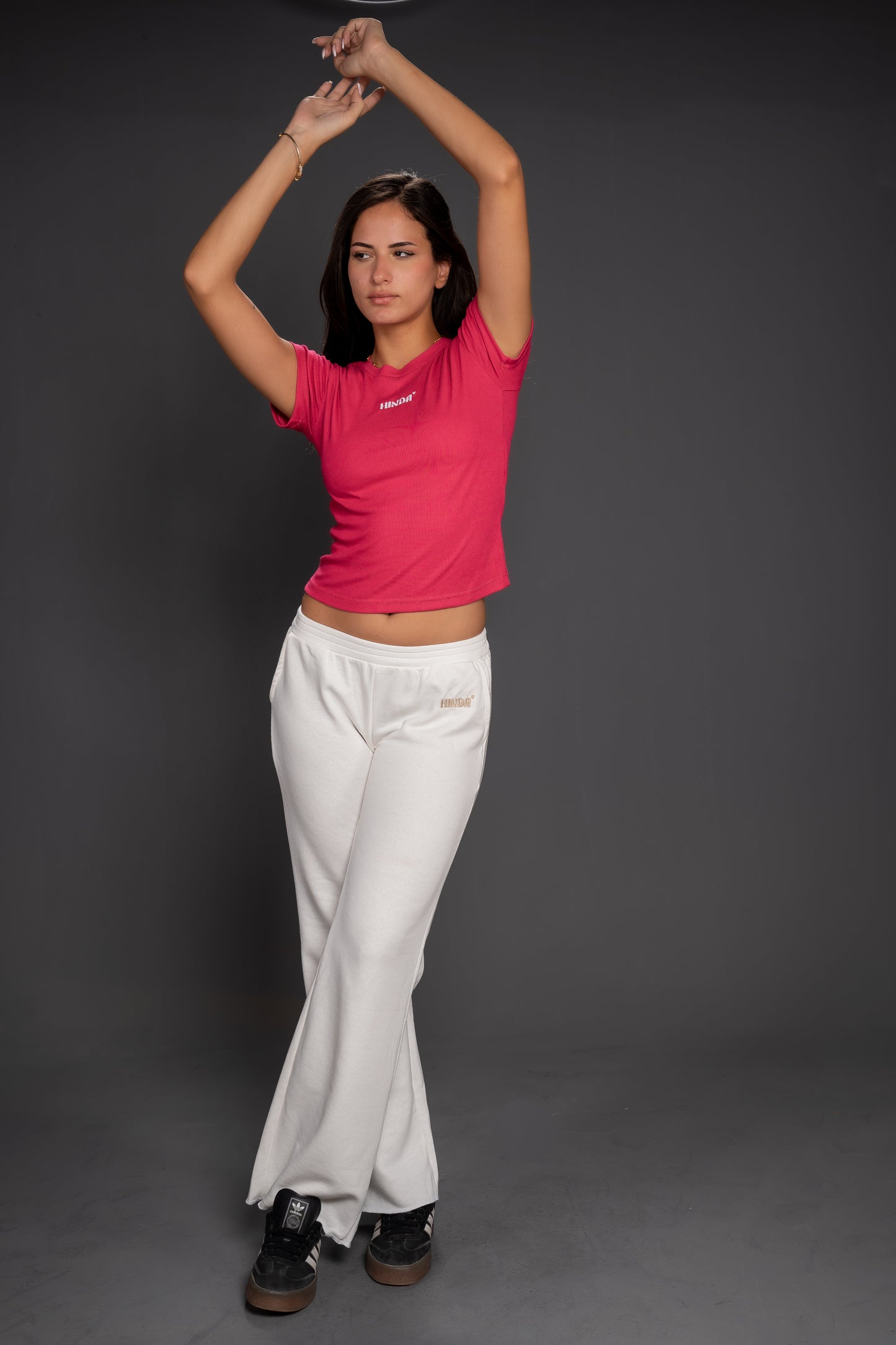 Women’s Ribbed Short Sleeve Crop Top – Slim Fit Casual Essential