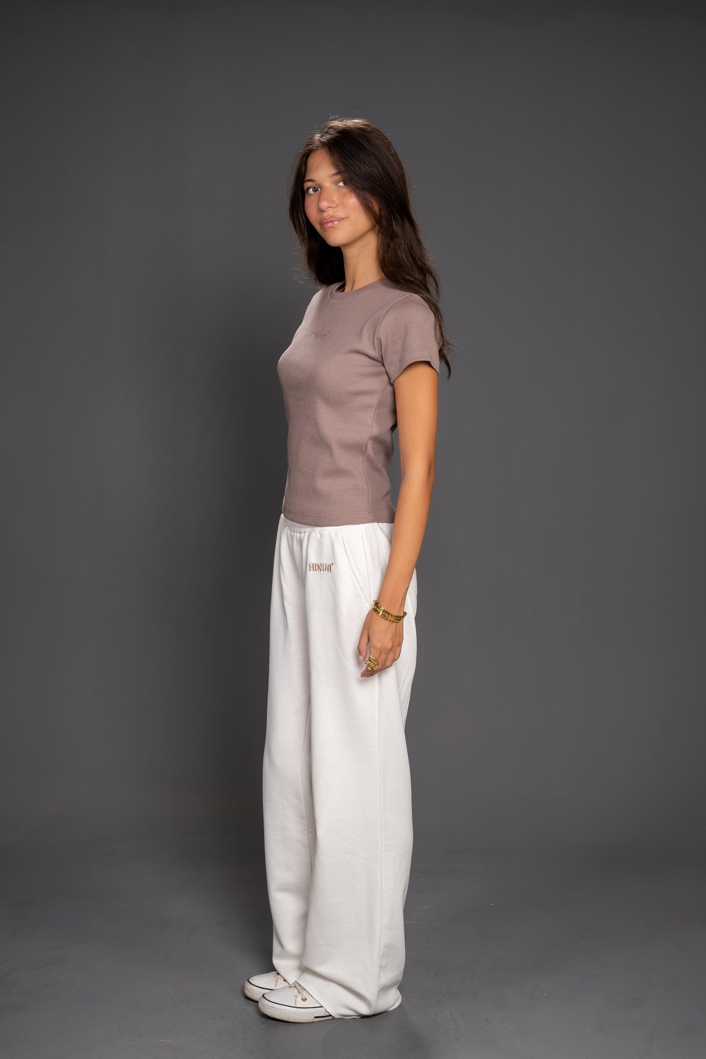 Women’s Ribbed Short Sleeve Crop Top – Slim Fit Casual Essential