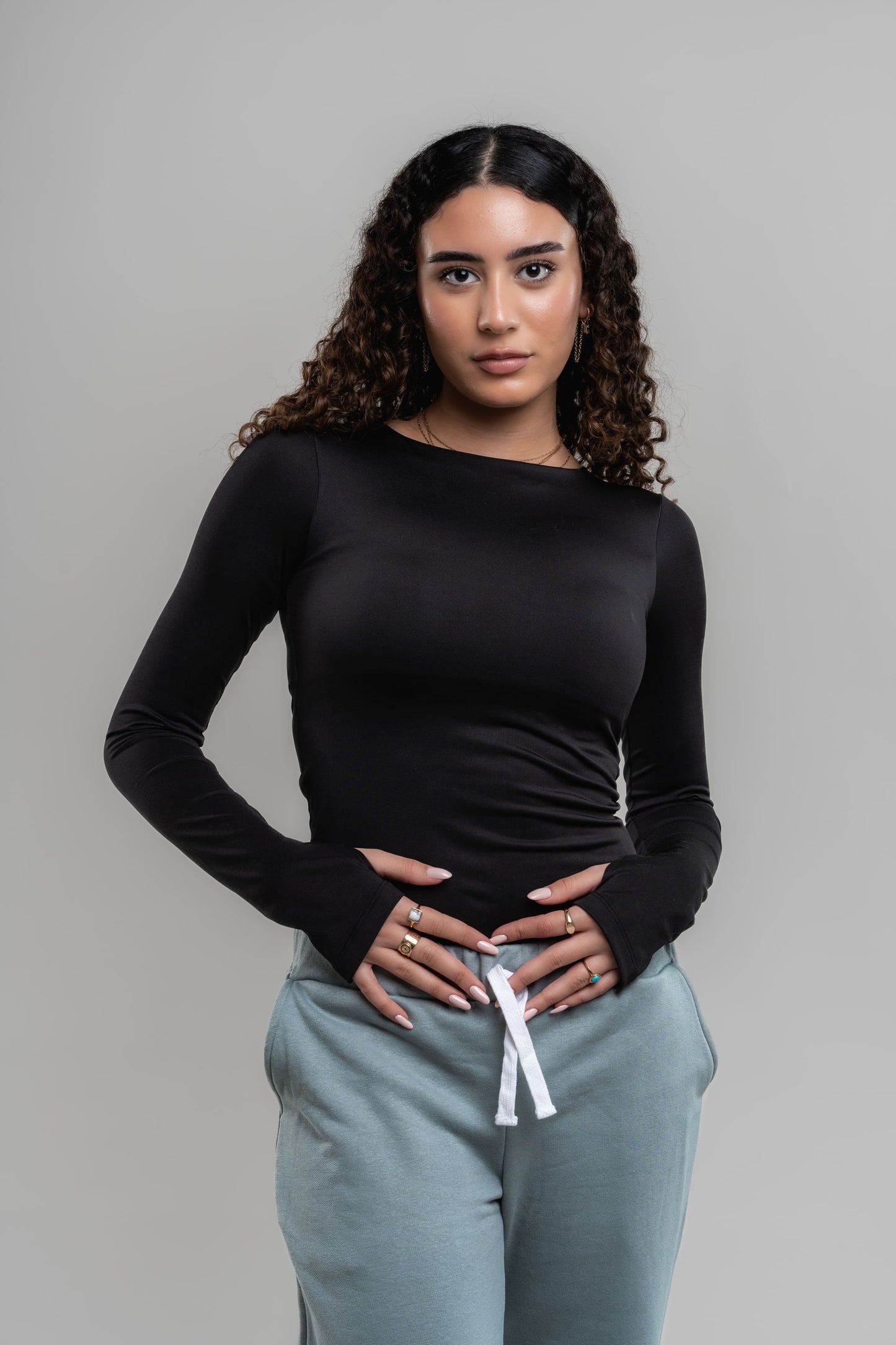 Women’s Long Sleeve Fitted Top – Essential Everyday Wear