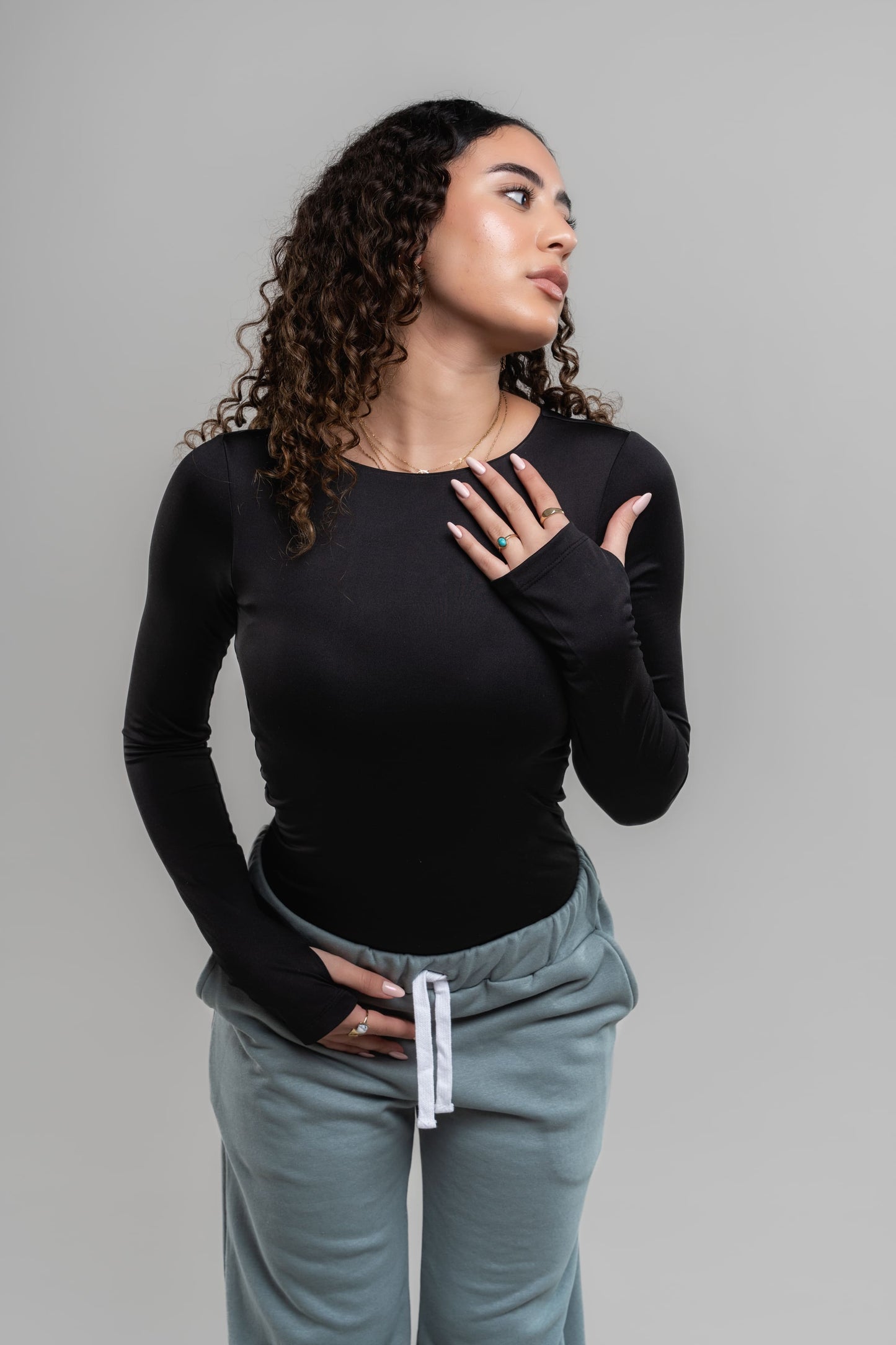 Women’s Long Sleeve Fitted Top – Essential Everyday Wear