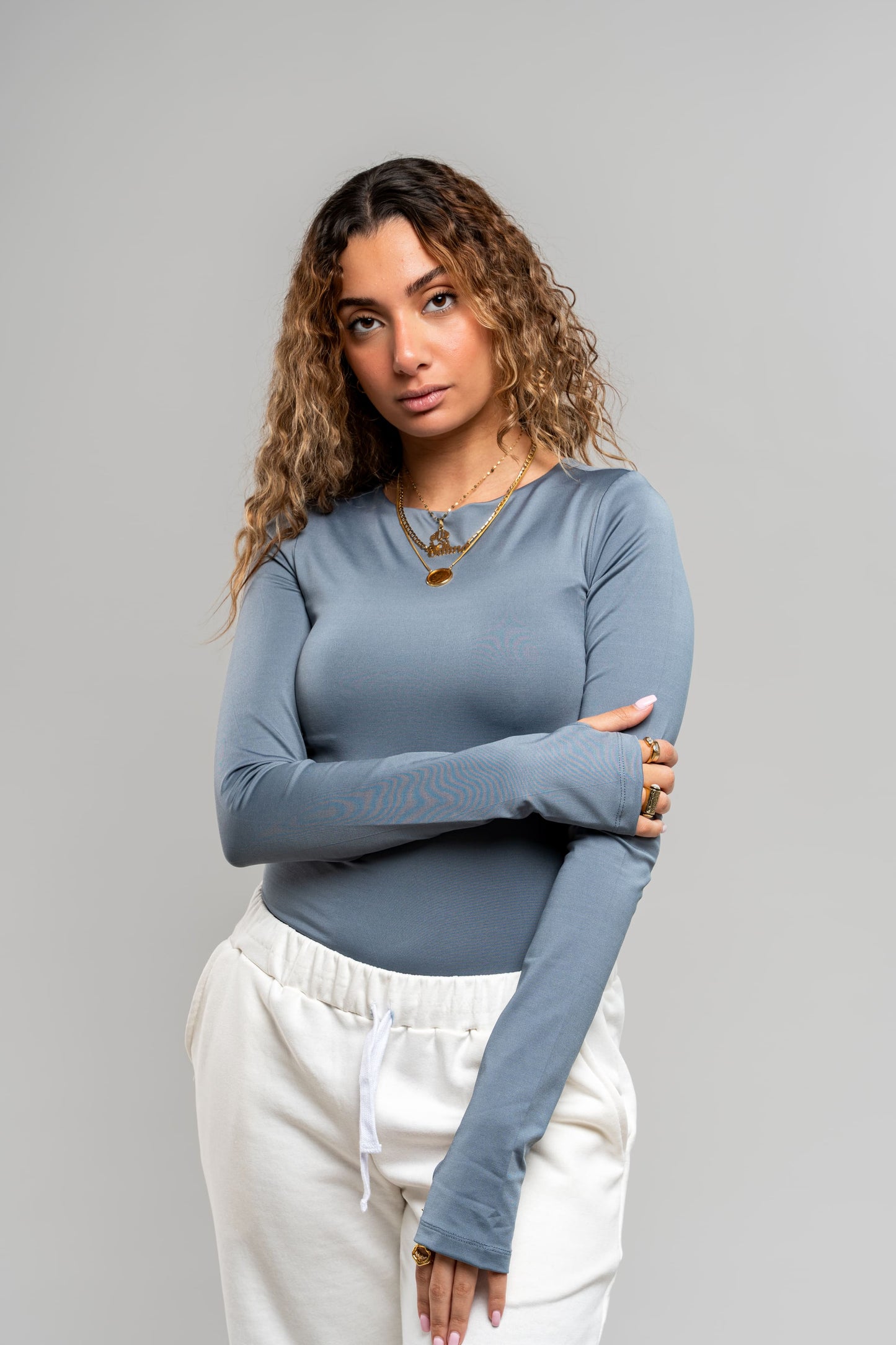 Women’s Long Sleeve Fitted Top – Essential Everyday Wear